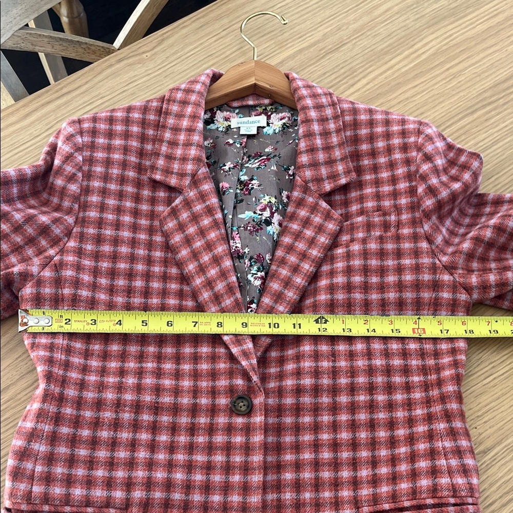 Sundance Pink Checkered Blazer “The Lisa” - Picture 5 of 6